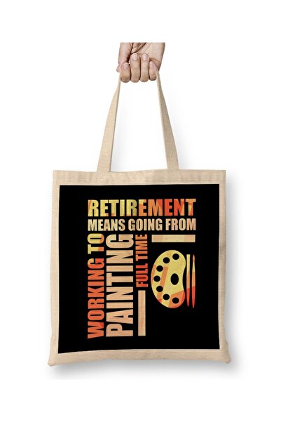 dekado Retirement Means Going From Working To Painting Cloth Bag Long Handle