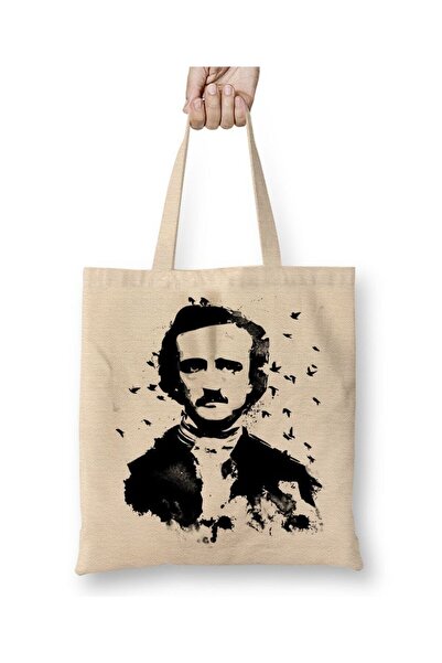 dekado Edgar Allan Poe Tote Bag Long Handle