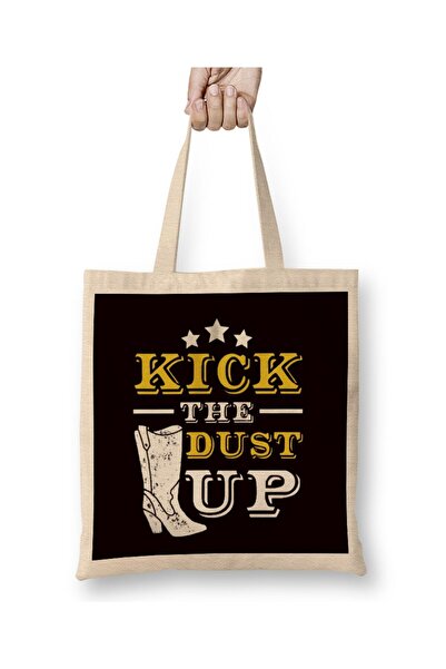 dekado Line Dancing Cowboy Boots Western Country Music Linedance Tote Bag Lon...