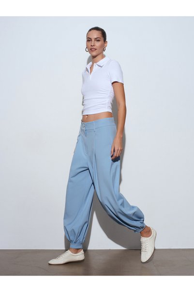 Dilvin 32614 Polo Collar Top
