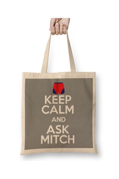 dekado Keep Calm And Ask Mitch Baywatch Trunk Tote Bag Long Handle