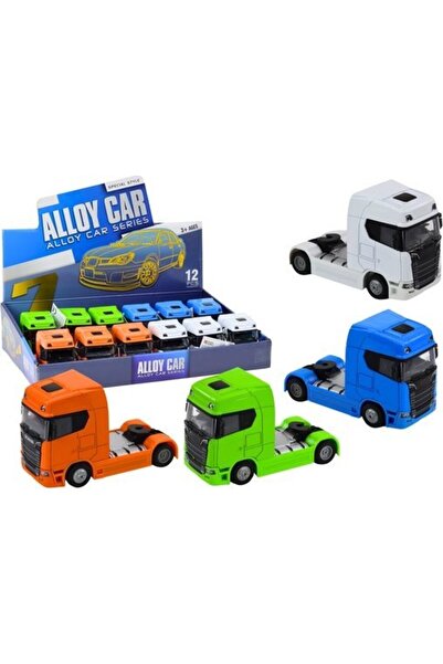 LeanToys Camion fără semiremorcă 1:32 Metal Lumini Sunete Funcții de rulare