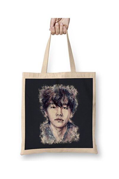 dekado Bts Taehyung's Selfie 01 Tote Bag Long Handle