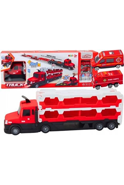 LeanToys Lora Mașină de tractare Pistă de curse 2 în 1 Lumini Sunete Semne Ma...