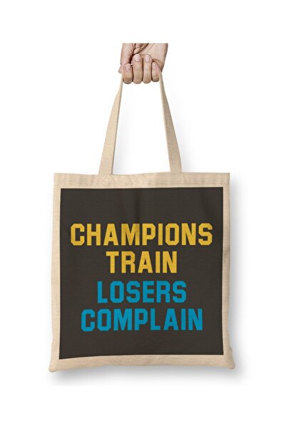 dekado حقيبة قماش كاملة من Champions Train Losers بمقبض طويل