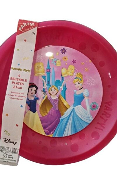 Party Set of 4 Princess children's plates