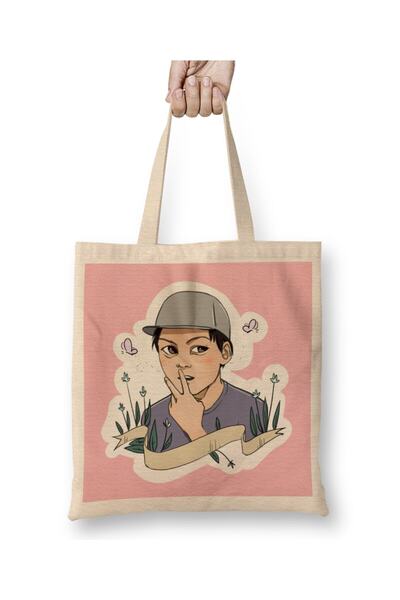 dekado Kpop Korean Tote Bag Long Handle