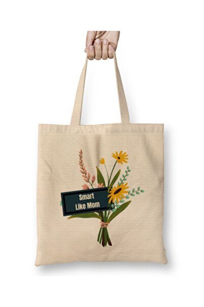 Generic Brand Mothers Day Mom Is A Trooper Tote Bag Long Handle