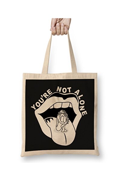 dekado Mental Health You're Not Alone Cloth Bag Long Handle