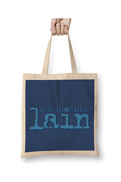 dekado Serial Experiments Lain Manga Japan Jap Cloth Bag Long Handle