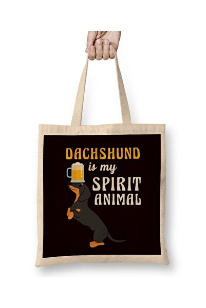 Generic Brand حقيبة يد طويلة من Dachshund My Spirit Animal Wiener Sausage Puppy