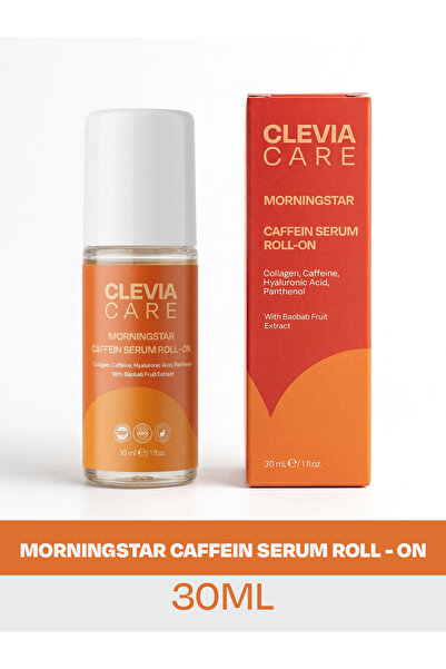 Clevia Care Morningstar Kafeinli Yüz Roll-On Nemlendirici, Canlandırıcı, Dolg...