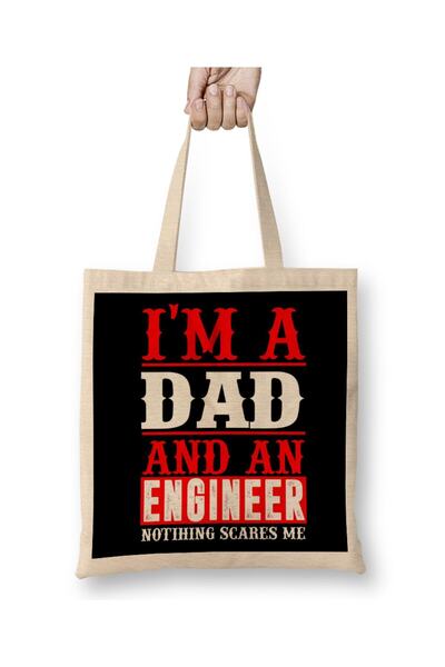 Generic Brand Mens Dad And Engineer Funny Fathers Gift Ideas 06 Cloth Bag Lon...