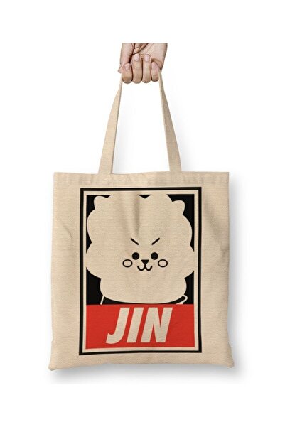 dekado Bt21 Jin Bts Tote Bag Long Handle