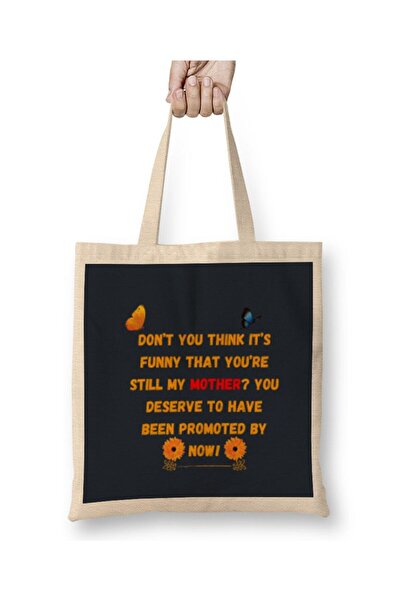 dekado Mother's Day Sayings & Quotes For Mom 2021 Cloth Bag Long Handle
