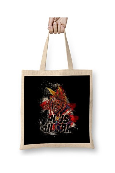 dekado حقيبة قماش All Might Plus Ultra بمقبض طويل