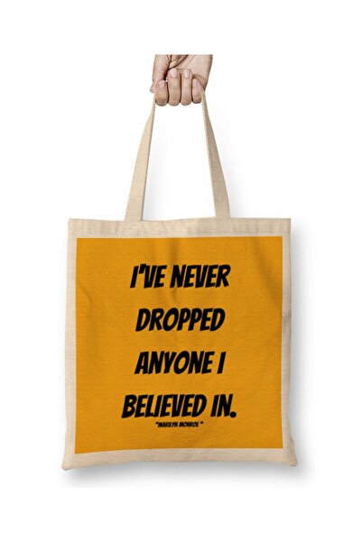 dekado Marilyn Monroe Quotes Art Gift - Vintage Retro Style Cloth Bag Long Ha...