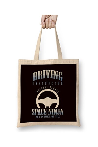 dekado Driving Instructor Ninja Novice Driver School Lesson Teacher Tote Bag ...