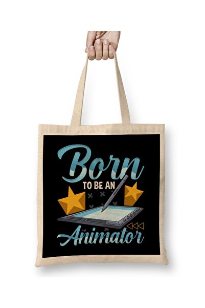 dekado حقيبة حمل للفنانين المحترفين من Born To Be An Animator بمقبض طويل
