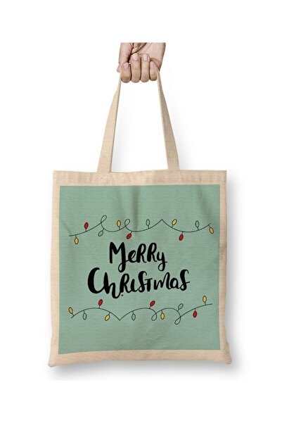 dekado New Year New Year Concept Merry Christmas 016 Cloth Bag with Long Handle
