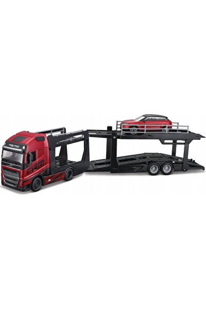 BBURAGO Volvo FH16 + Land Rover 1:43 mașină de tractare