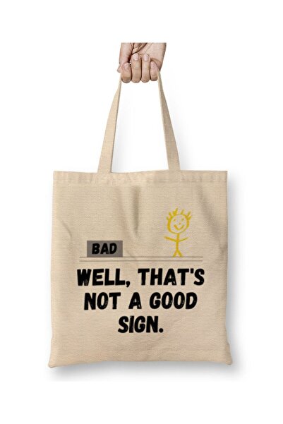 Generic Brand Well That's Not a Good Sign Retro Humor Teens Novelty Sarcastic...