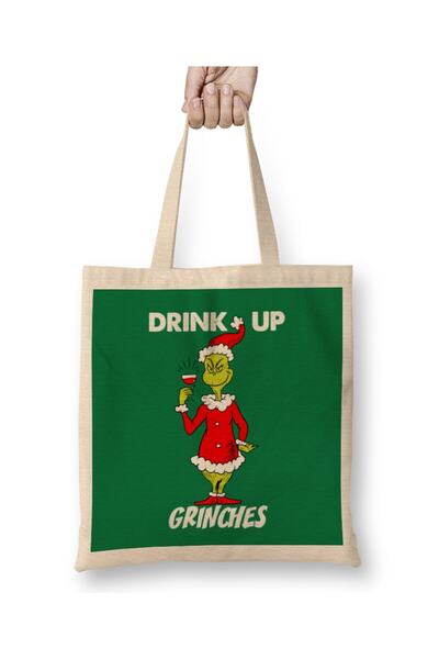 dekado حقيبة شرب غرينش 02 من القماش بمقبض طويل