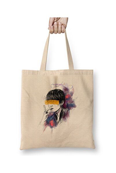 Generic Brand Bts Min Yoongi 01 Tote Bag Long Handle