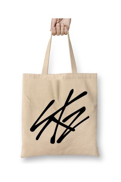 dekado Kpop Stray Kids Two Kids Room Cloth Bag Long Handle