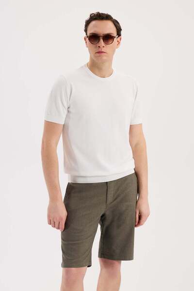 Jakamen Λευκό μπλουζάκι με λεπτή γραμμή εφαρμογής και λαιμόκοψη ποδηλάτου από...