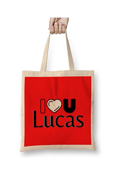 dekado Lucas Name Custom Design Gift Baby-Gift For Him Diaper Bag Long Handle