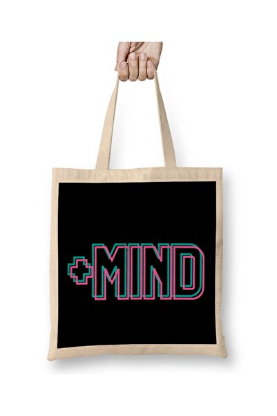 dekado حقيبة قماش من شركة Positive Mind Positive Mindset ذات مقبض طويل