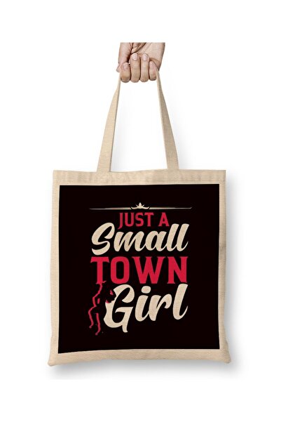 dekado Girl Town Small Cowgirl Western Country Music Line Dancing Tote Bag Lo...