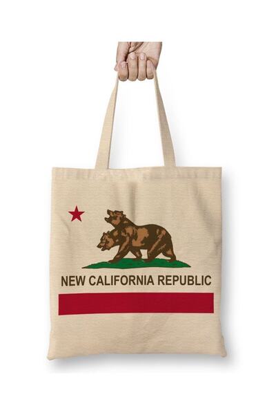 Generic Brand حقيبة يد Fallout New California Republic بمقبض طويل