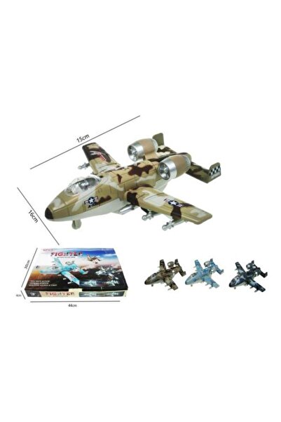 Other Avion militar Hipo 15cm, cu lumini și sunete, 3 culori, XG879-101, preț...