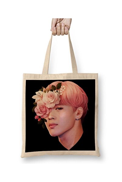 dekado Flowers Jimin Bts Tote Bag Long Handle
