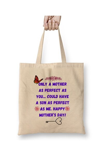 dekado Mother's Day Sayings & Quotes For Mom 2021 Cloth Bag Long Handle