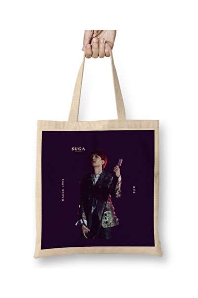 dekado Bts Suga Dark Theme Cloth Bag Long Handle