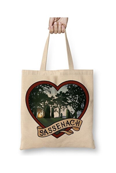 dekado Outlander Sassenach Bez Çanta Uzun Saplı