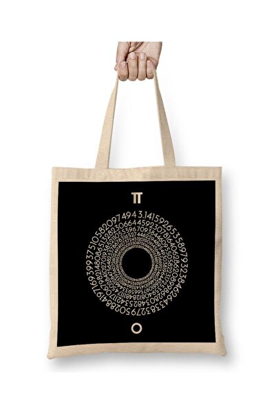 dekado Maths And Science Pi Hole Cloth Bag Long Handle