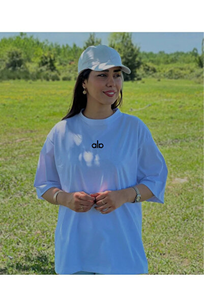 ZAVIXO Γυναικείο μπλουζάκι με στάμπα, oversized, 100% βαμβάκι |   Άνετο κοντο...