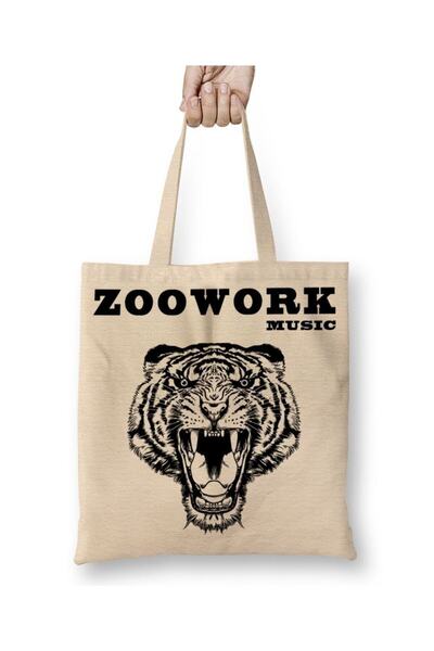 dekado حقيبة حمل الموسيقى Zoowork بمقبض طويل