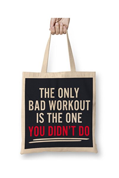 dekado حقيبة حفاضات The Only Bad Workout Is The One You Don't Do ذات مقبض طويل