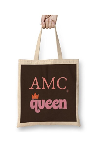 dekado حقيبة حمل من AMC Stock TO THE MOON Queens ذات مقبض طويل