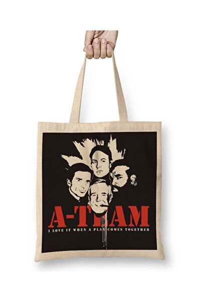 dekado حقيبة قماش The A Team بمقبض طويل