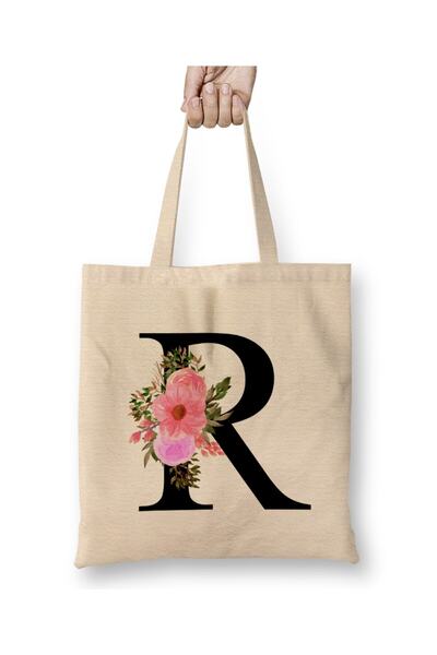 dekado Letter R Cloth Bag with Long Handle