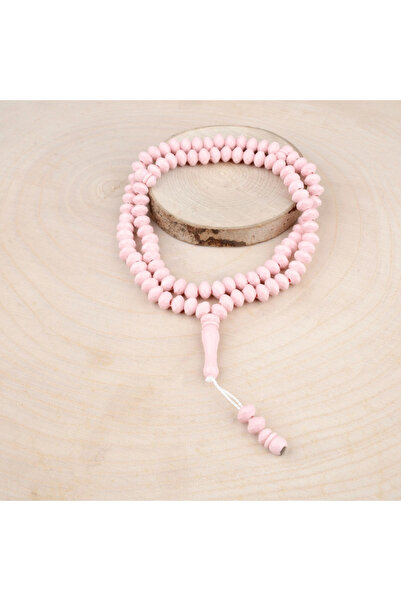 Hayrat Neşriyat Ροζάριο με άρωμα τριαντάφυλλου - 99 τεμάχια ροζ