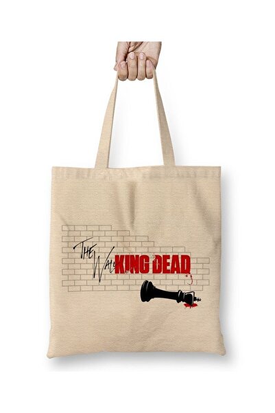 dekado حقيبة قماش King Dead بمقبض طويل