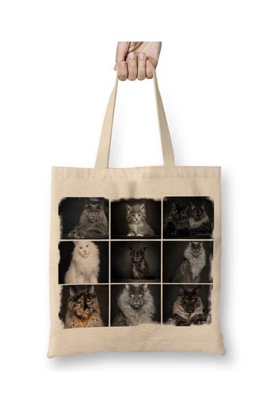 dekado Cats Collection One Tote Bag Long Handle