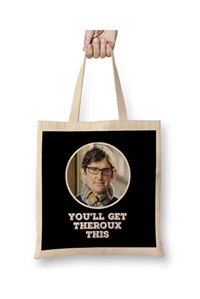 dekado حقيبة قماشية من Louis Theroux You'll Get Theroux بمقبض طويل